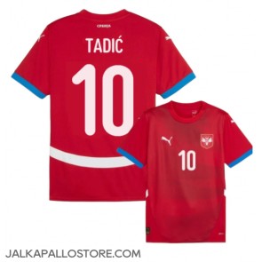 Serbia Dusan Tadic #10 Kotipaita EM-Kisat 2024 Lyhythihainen